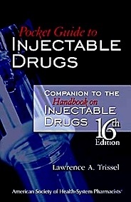 Pocket Guide To Injectable Drugs