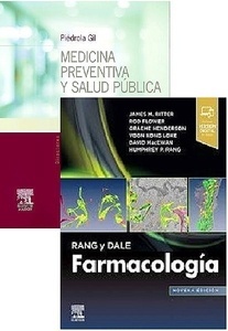 Lote Piédrola Gil Medicina Preventiva y Salud Pública + Rang y Dale Farmacología