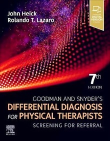 GOODMAN and SNYDER's Differential Diagnosis for Physical Therapists "Screening for Referral"