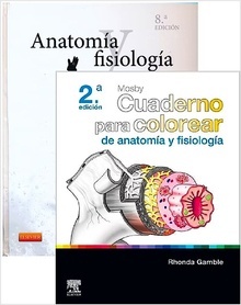 Lote THIBODEAU Anatomía y Fisiología + MOSBY Cuaderno para Colorear de Anatomía y Fisiología
