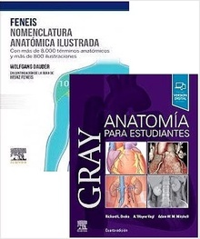 Lote GRAY Anatomía para Estudiantes + FENEIS Nomenclatura Anatómica Ilustrada