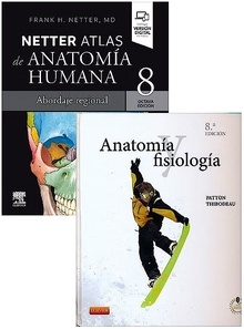 Lote NETTER Atlas de Anatomía Humana + Anatomía y Fisiología