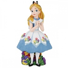 Figura Decorativa Disney Alicia Floreada